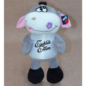 Halley Oyuncak Üzgünüm Eşeklik Ettim Mesajlı Peluş Eşek