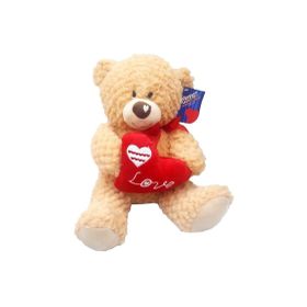 Halley PL62564 30 cm Burnu Kalp Nakışlı Peluş Ayı