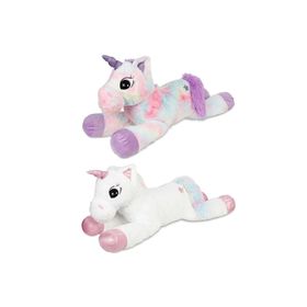 Halley PL62898 100 cm Yatan Renkli Peluş Unicorn