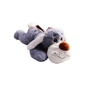 Halley PL63036 60 cm Parlak Kumaş Yatan Peluş Köpek