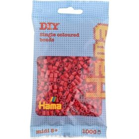 Hama 1.000`lik Koyu Kırmızı Midi Boncuk
