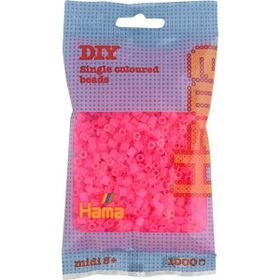 Hama 1.000`lik Neon Fuşya Midi Boncuk