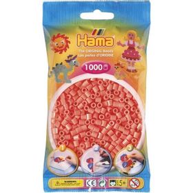 Hama 1.000`lik Pastel Kırmızı Midi Boncuk