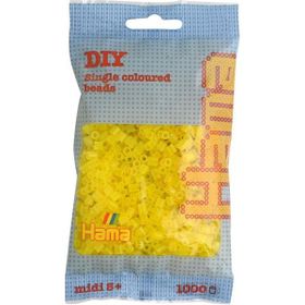 Hama 1.000`lik Şeffaf Sarı Midi Boncuk