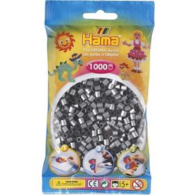 Hama 1000'lik Gümüş Midi Boncuk
