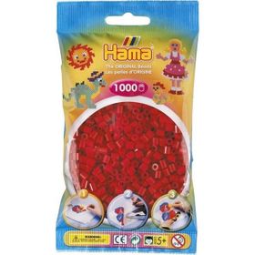 Hama 1000'lik Koyu Kırmızı Midi Boncuk