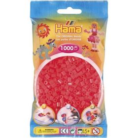 Hama 1000'lik Neon Kırmızı Midi Boncuk