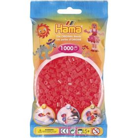 Hama 1000'lik Neon Kırmızı Midi Boncuk