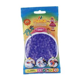 Hama 1000'lik Şeffaf Lila Midi Boncuk
