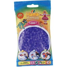 Hama 1000'lik Şeffaf Lila Midi Boncuk