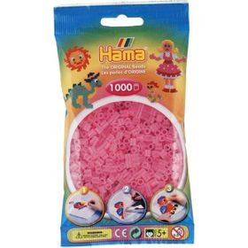 Hama 1000'lik Şeffaf Pembe Midi Boncuk