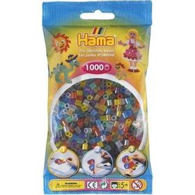 Hama 1000'lik Şeffaf Renkler Midi Boncuk