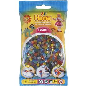 Hama 1000'lik Şeffaf Renkler Midi Boncuk