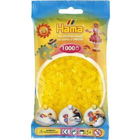 Hama 1000'lik Şeffaf Sarı Midi Boncuk