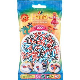 Hama 1000'lik Şeritli Boncuklar Karışık 3 Renk Midi Boncuk