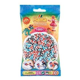 Hama 1000'lik Şeritli Boncuklar Karışık 3 Renk Midi Boncuk