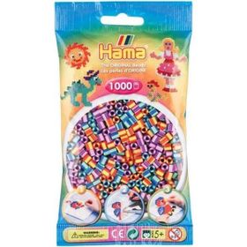 Hama 1000'lik Şeritli Boncuklar Karışık 3 Renk Midi Boncuk