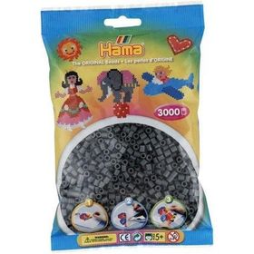 Hama 3000'lik Koyu Gri Midi Boncuk