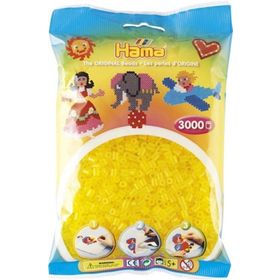 Hama 3000'lik Şeffaf Sarı Midi Boncuk