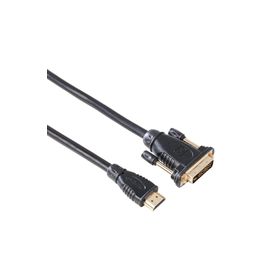 Hama 34033 Siyah HDMI DVI Kablo