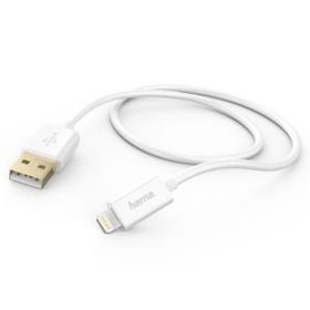 Hama Beyaz Lightning USB Kablo