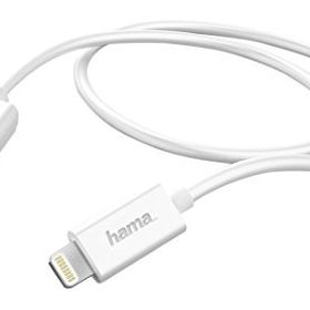 Hama Beyaz Lightning USB Kablo