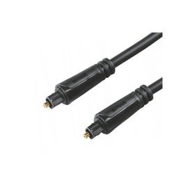 Hama HM.122257 MM Odt-Odt Siyah 3 mt Altın Uç Dijital Optik Kablo