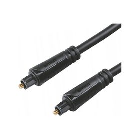 Hama HM.122257 MM Odt-Odt Siyah 3 mt Altın Uç Dijital Optik Kablo