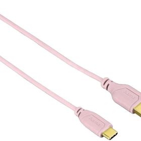 Hama HM.135787 Pembe 0.75 m USB-C Flexi Kablo