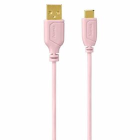 Hama HM.135787 Pembe 0.75 m USB-C Flexi Kablo