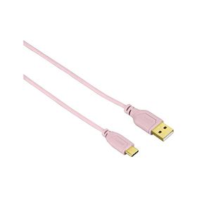 Hama HM.135787 Pembe 0.75 m USB-C Flexi Kablo