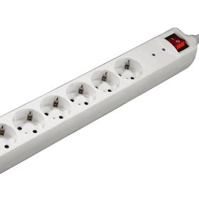 Hama HM.137238 6'lı 3 m Akım Beyaz Korumalı Priz