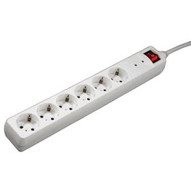 Hama HM.137238 6'lı 3 m Akım Beyaz Korumalı Priz