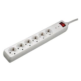 Hama HM.137238 6'lı 3 m Akım Beyaz Korumalı Priz