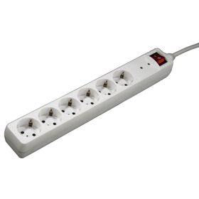 Hama HM.137238 6'lı 3 m Akım Beyaz Korumalı Priz