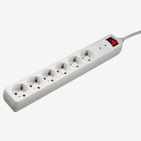 Hama HM.137238 6'lı 3 m Akım Beyaz Korumalı Priz