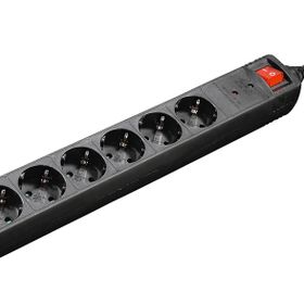 Hama Hm.137258 6'Lı 3 m Siyah Akım Korumalı Priz