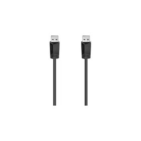 Hama HM.200601 USB 2.0 A Fiş - A Fiş 1.8 m Siyah USB Kablo