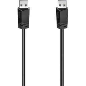 Hama HM.200601 USB 2.0 A Fiş - A Fiş 1.8 m Siyah USB Kablo
