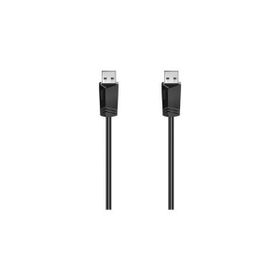 Hama HM.200601 USB 2.0 A Fiş - A Fiş 1.8 m Siyah USB Kablo