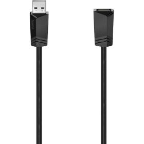 Hama HM.200619 USB Uzatma 2.0 A Fiş A Soket 1.8 m Gri Kablo
