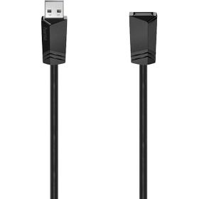 Hama HM.200619 USB Uzatma 2.0 A Fiş A Soket 1.8 m Gri Kablo