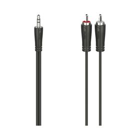 Hama HM.200720 3.5 mm - 2RCA Stereo 2 m Siyah USB Kablo