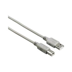 Hama HM.200901 USB 2.0 A Fiş - B Fiş 3 m Gri USB Kablo