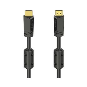 Hama Hm.205010 Siyah Hs Ethernet Altın Uç 4K 15 mt Hdmi Kablo