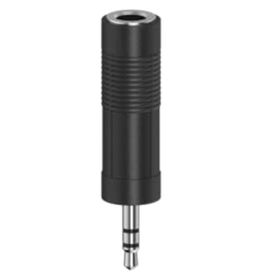 Hama HM.205196 Plug 3.5-6.3 mm Socket Siyah Stereo Ses Adaptörü
