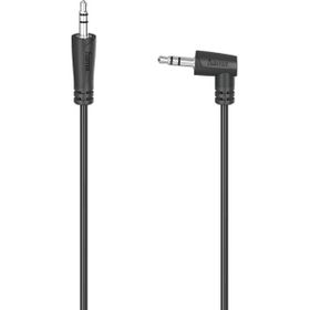 Hama HM.205286 3.5 mm - 3.5 mm 90° 1.5 mt Siyah Stereo Ses Kablosu