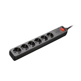 Hama HM137311 Siyah Altılı Akım Korumalı Priz