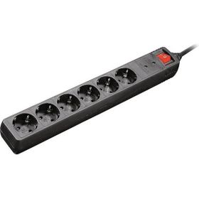 Hama HM137311 Siyah Altılı Akım Korumalı Priz