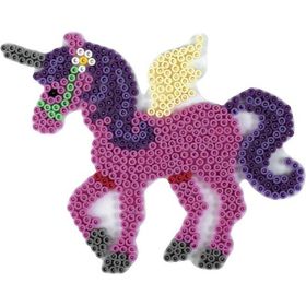 Hama Unicorn Şeffaf Midi Boncuk Tablası